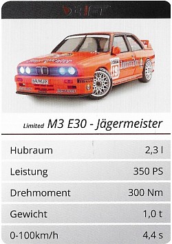 BMW E30 M3 Jägermeister Limited