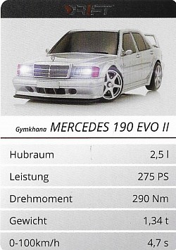 Mercedes Benz 190 Evo 2 Silver