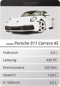 Porsche 911Carrera 4S Limited White