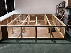 Unterkonstruktion Strecke 3x3 Meter