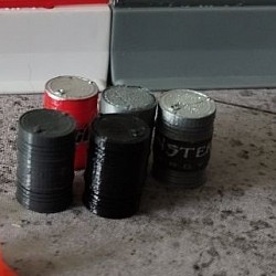 Ölfässer 10 Stück 5€ einfarbig- verschieden färbig